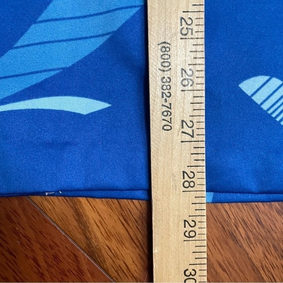 Vintage Mark Raysten Malihini Hawaiian Aloha Shirt Asian Crane Blue *see msrmts - Picture 9 of 10